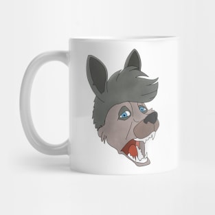 Anthro wolf face Mug